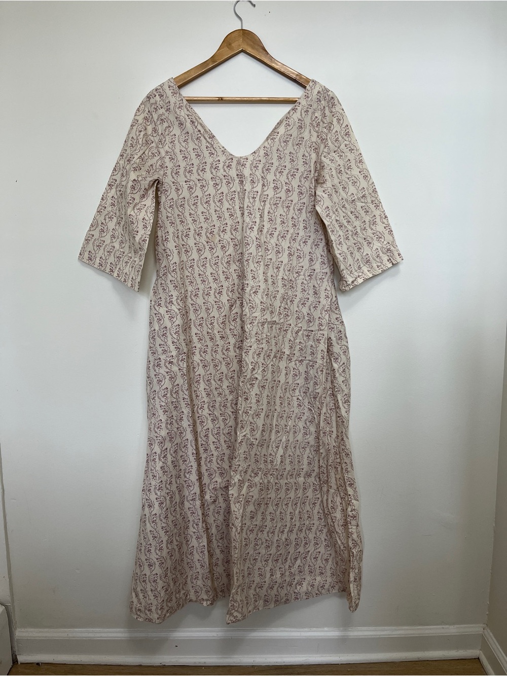 Shop Parterre Cream Floral Dress Size 2